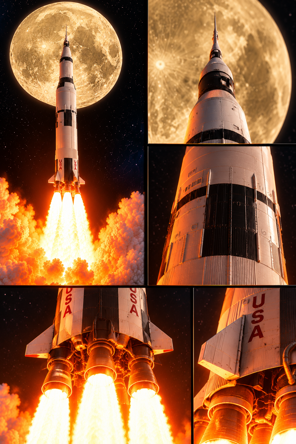 SATURN V — Mission Apollo 🚀
