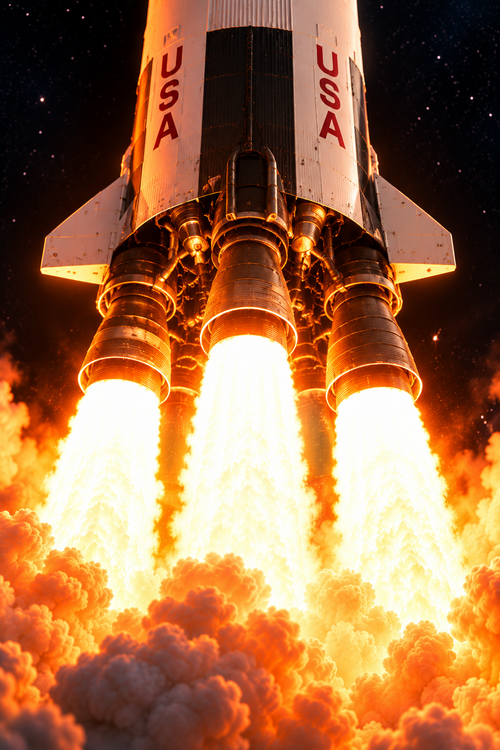 SATURN V — Mission Apollo 🚀